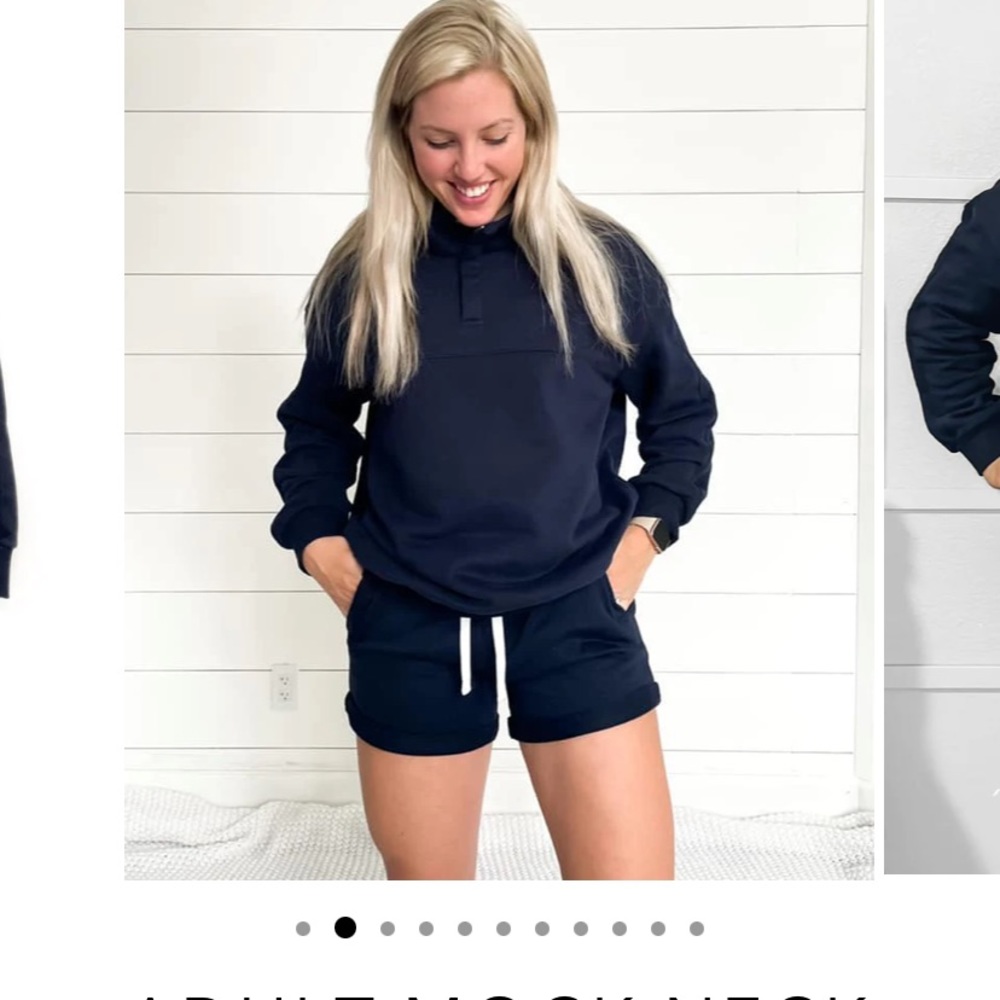 NWT Little Bipsy Mock neck pullover